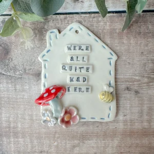 Handmade ceramic hanging By ShellyLee