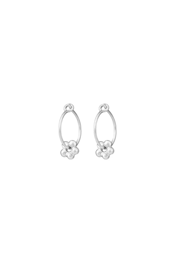 Silver Solo Earrings by One & Eight Jewellery
