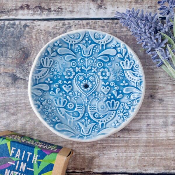Beautiful handmade porcelain soap dish By ShellyLee