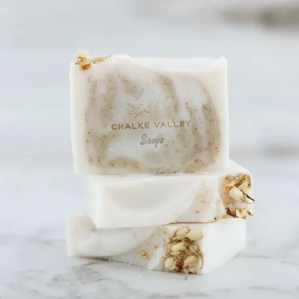 White Jasmine Natural Soap Bar by Chalke Valley Soaps