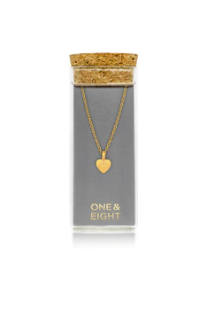 Gold Rosa Necklace by One & Eight Jewellery