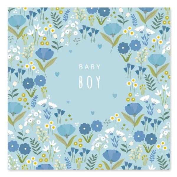 Baby Biy card by klara hawkins