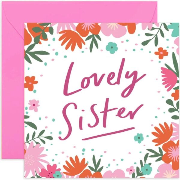Lovely sister card by old english company