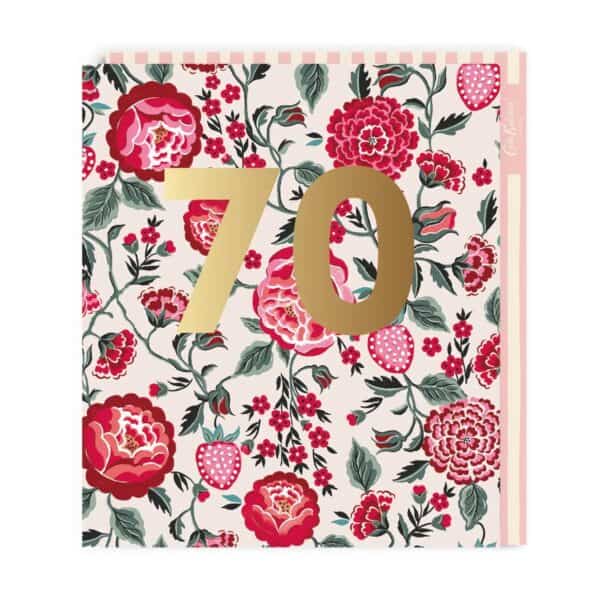 70th Birthday Large Card by Cath Kidston & Ohh Deer
