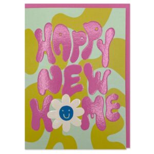 Greetings card - raspberry blossom