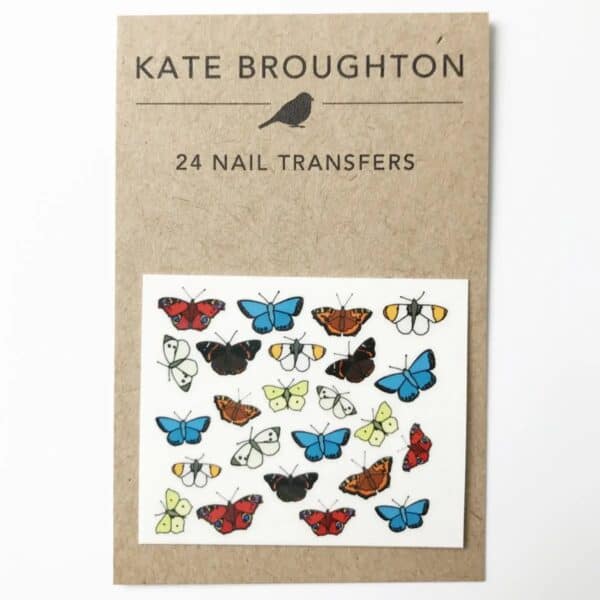 Butterfly nail art trasnfers by kate broughton