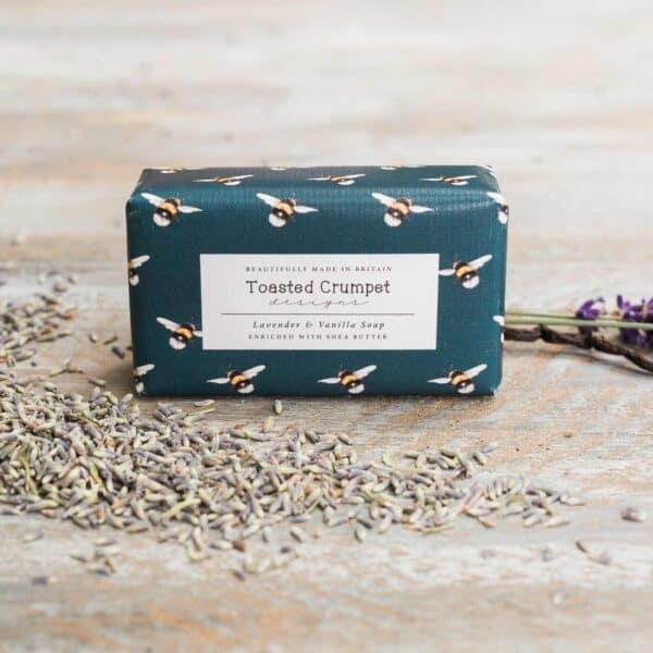 Lavender & Vanilla 190g Soap Bar by Toasted Crumpet