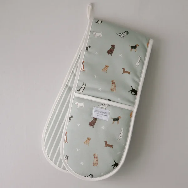 Dogs Oven Gloves By Laura Fisher
