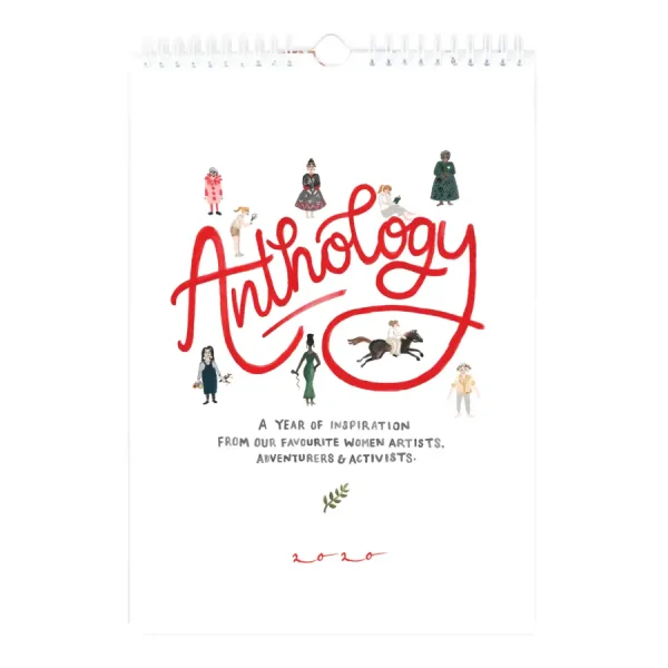 Anthology 2024 wall calendar by jade fisher