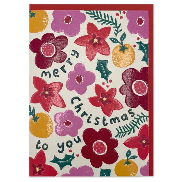 Merry Christmas to You Card by Raspberry Blossom