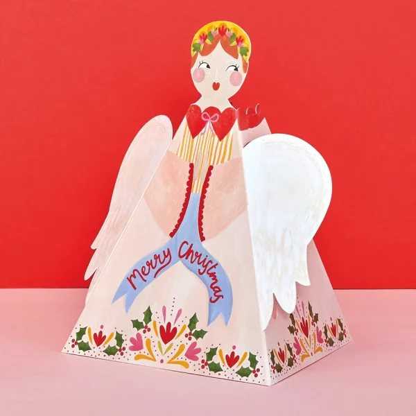 3D fold out Angel Card by Raspberry Blossom