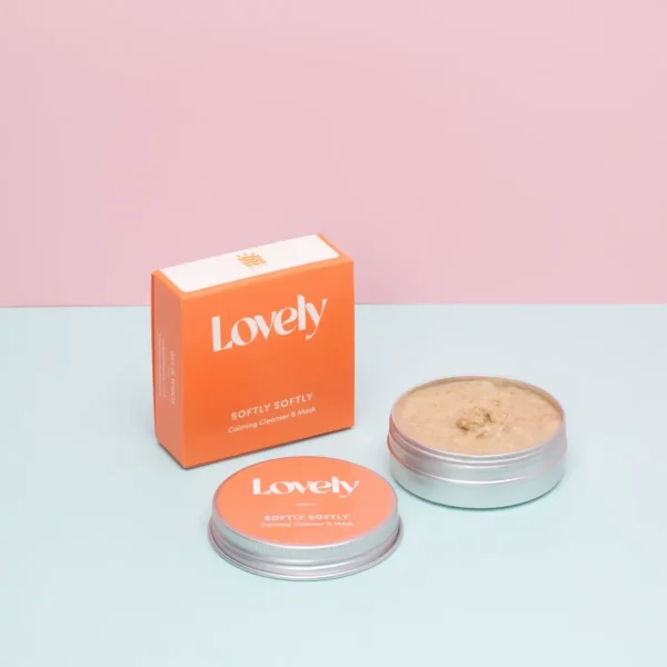 Softly Softly Calming Cleanser & Mask by Lovely Skincare