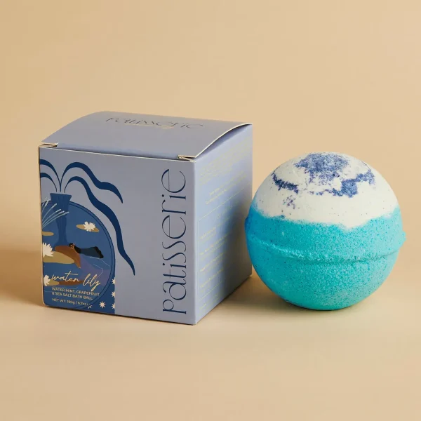 Water Lily Bath Ball By Patisserie Beauty