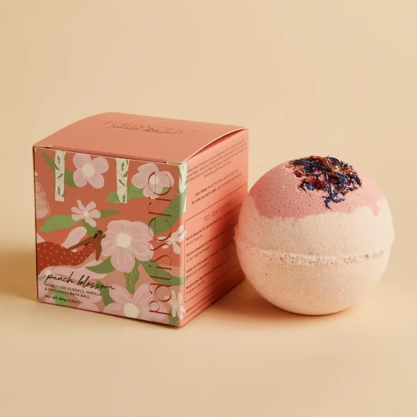 Peach Blossom Bath Ball By Patisserie Beauty