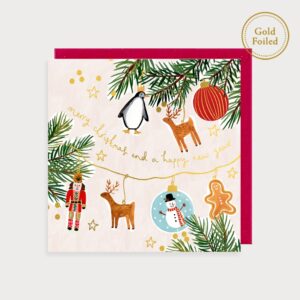 Tree Decorations Merry Christmas By Louise Mulgrew
