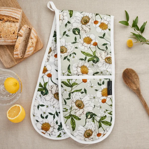 Spring Blossom Oven Gloves by Catherine Lewis Design