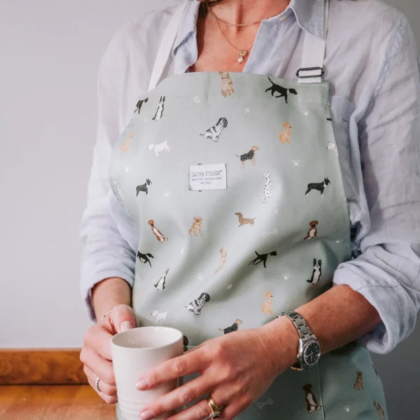 Dogs Apron by Laura Fisher
