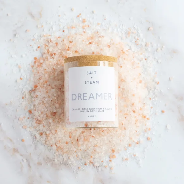 Dreamer - Rose Geranium & Cedar Bath Salts By Salt + Steam