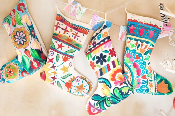 Stunning stockings craft kit by lots of lovely art