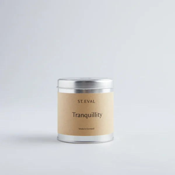 Tranquility Scented Tin Candle by ST Eval