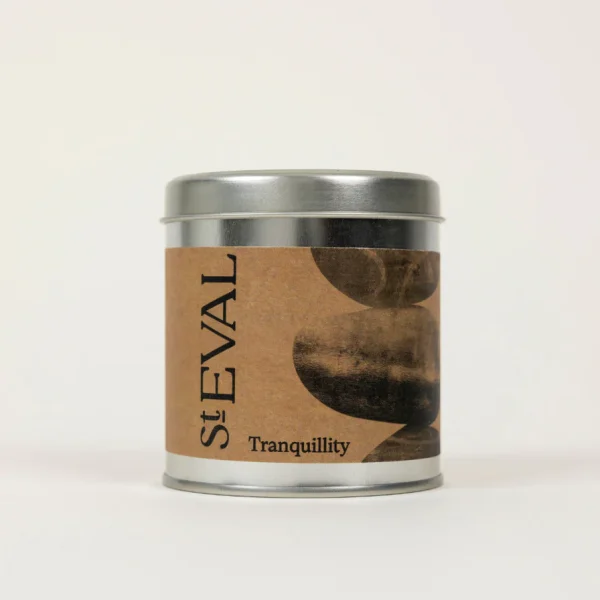 Tranquility Scented Tin Candle by ST Eval