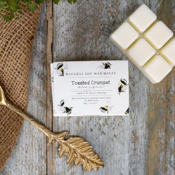 Amber & Sweet Honey Soy Wax Melts by Toasted Crumpet