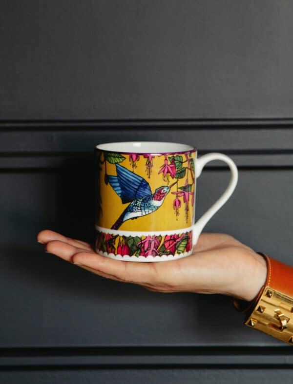 Hummingbird Mug by Katie Cardew