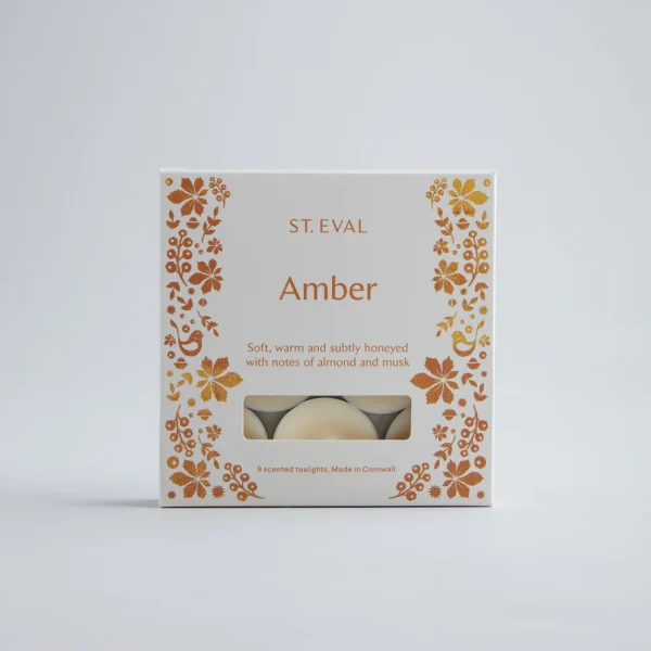 Amber Folk Scented Tealights by ST Eval