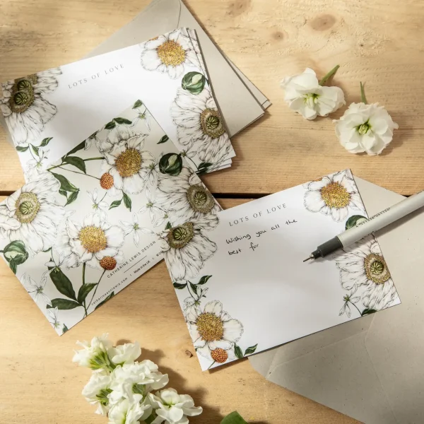 Spring Blossom Notecards by Catherine Lewis Design
