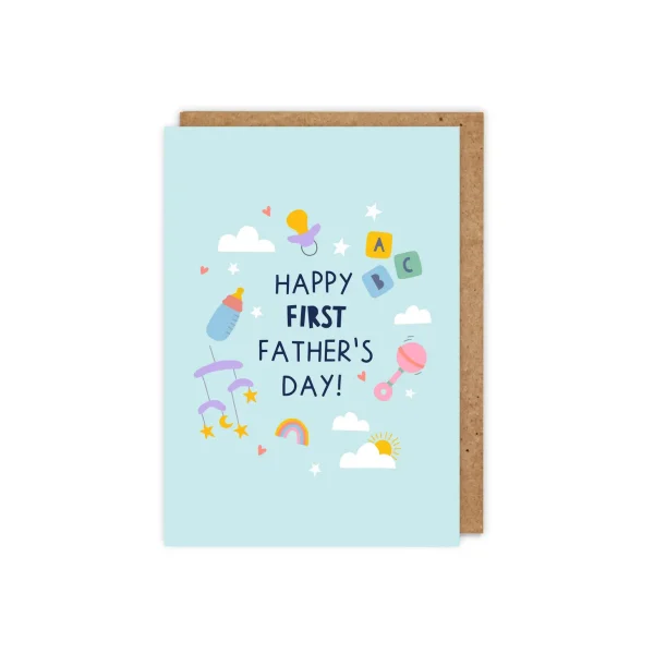First Fathers Day Card by Zoe Spry