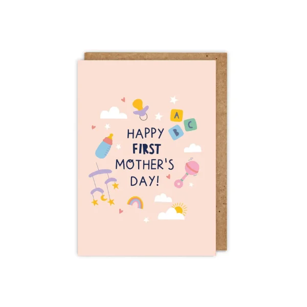 First Mothers Day Card by Zoe Spry