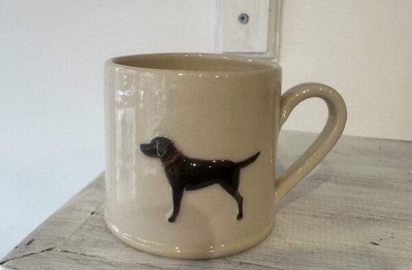 Cream Labrador Mug By Hogben Pottery