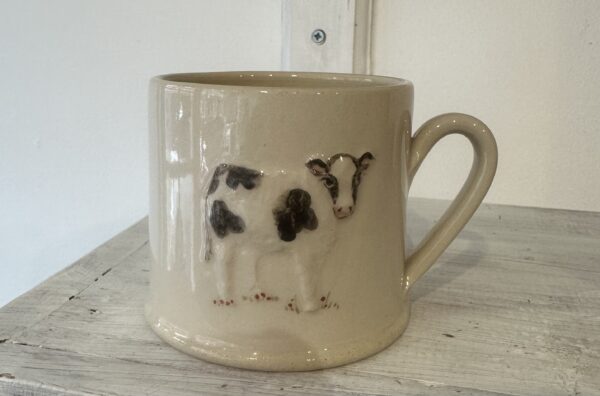 Cream Cow Mug by Hogben Pottery