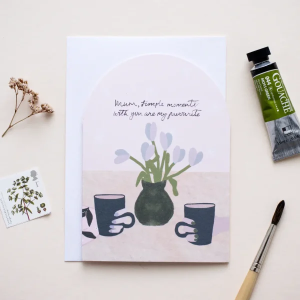 Simple moments card by hidden pearl studio
