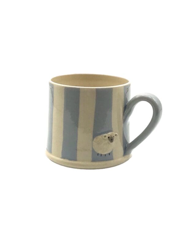 Denim Blue Sheep Mug by Hogben Pottery