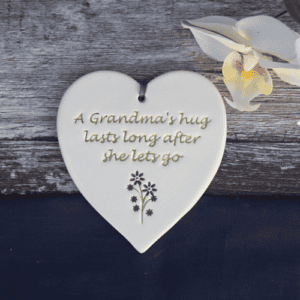 Porcelain Heart by Broadlands Pottery