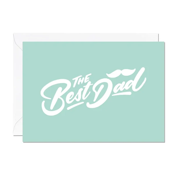 The Best Dad Card by Ricicle Cards