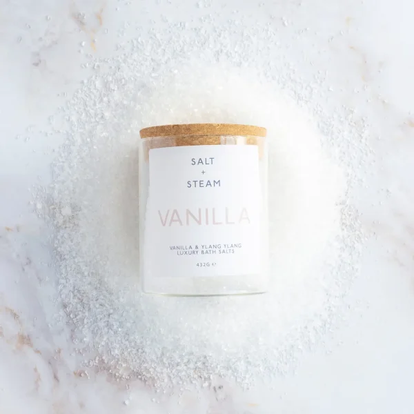 Vanilla & Ylang Ylang Bath Salts by Salt + Steam