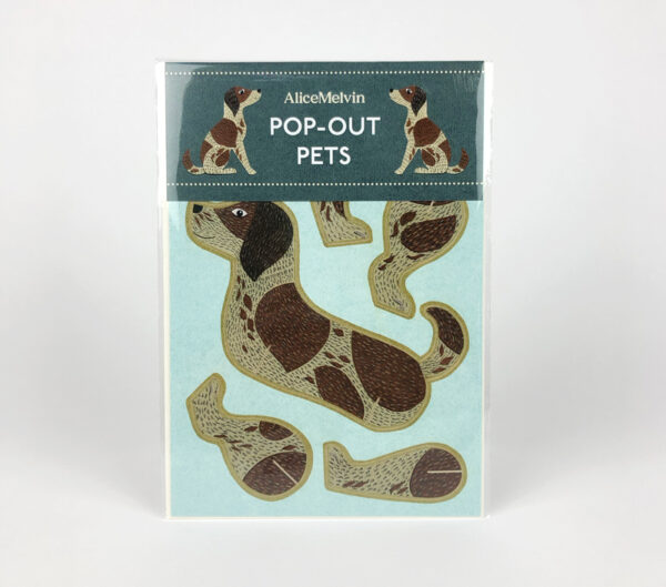 Pop-Out Dog by Alice Melvin