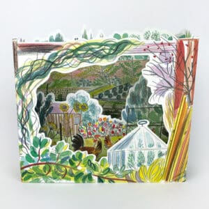 3D Chickens Allotment Card by Emily Sutton