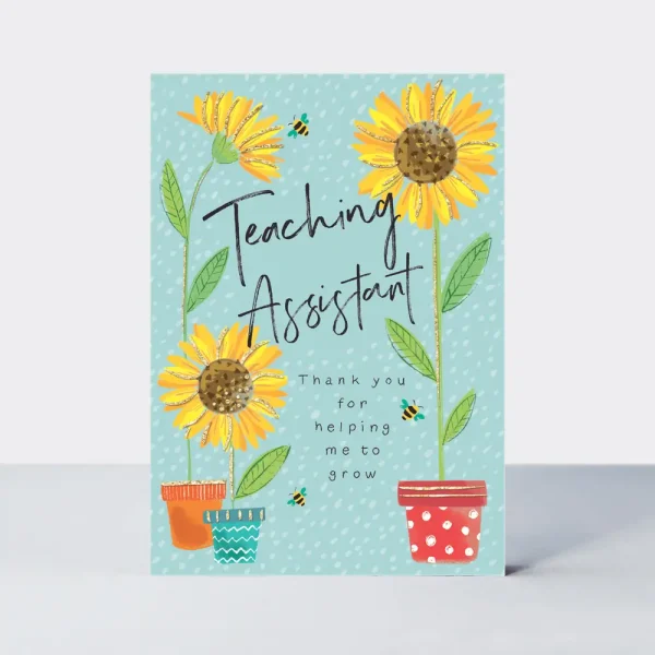 Thank You Teaching Assistant Card by Rachel Ellen Designs