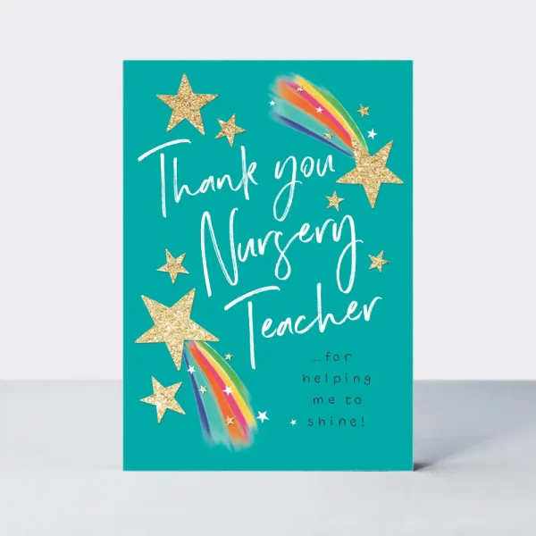 Thank you nursery teacher card by rachel ellen designs