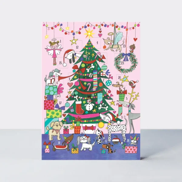 Christmas advent card by rachel ellen designs