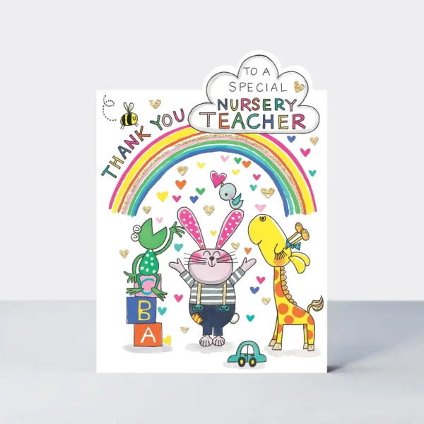 Nursery teacher card by rachel ellen