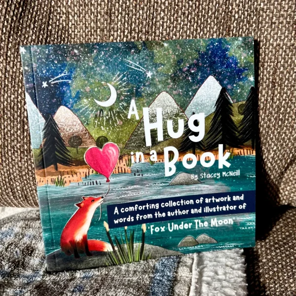 Hug in A Book Mini Book By Fox Under The Moon