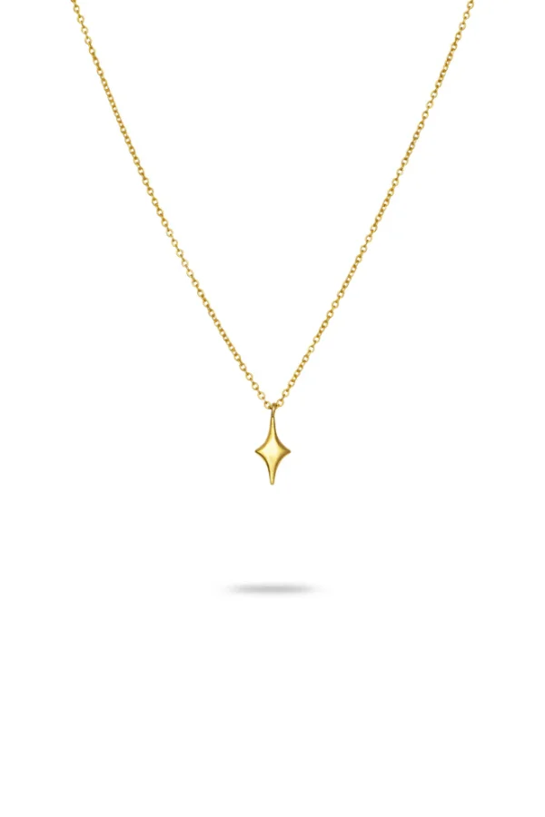 Gold Aurora Necklace by One & Eight Jewellery