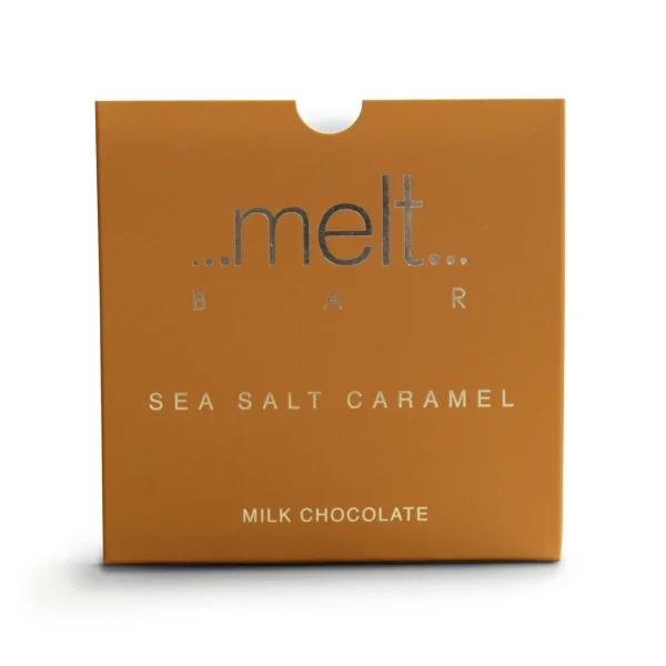 Sea Salt Caramel Milk Chocolate Bar By Melt Chocolates