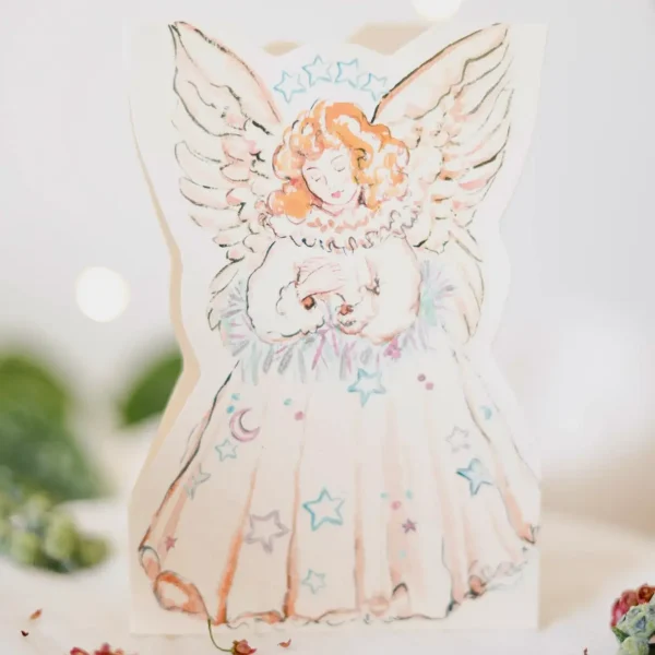 Celestial Angel Die-Cut Christmas Card By Sophie Amelia Creates