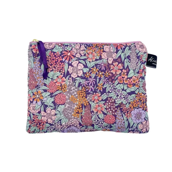 Liberty Travel Pouch Ciara Lavender By Alice Caroline