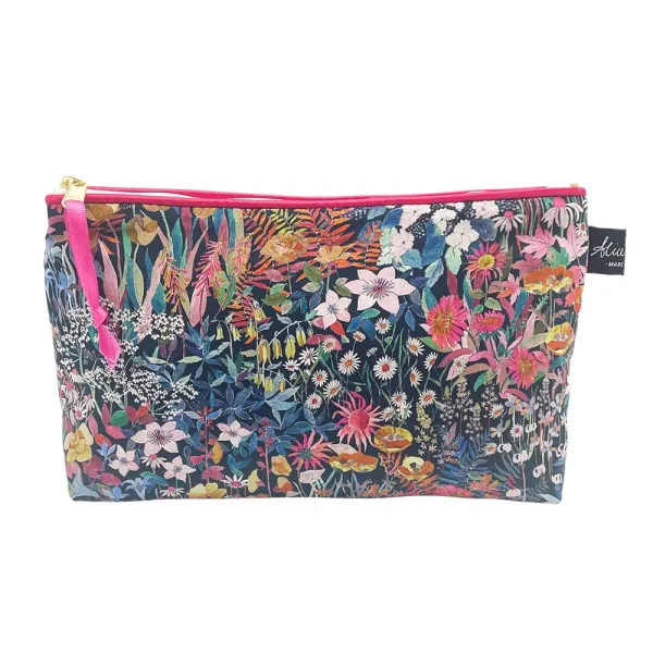 Liberty Cosmetic Bag Faria Flowers by Alice Caroline